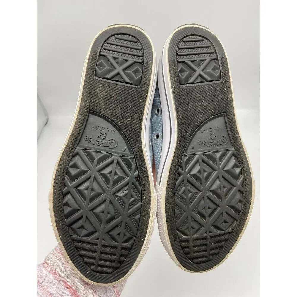 Converse Chuck‎ Taylor Youth Sz 1 All Star High Top Sneakers Unisex Gray/White